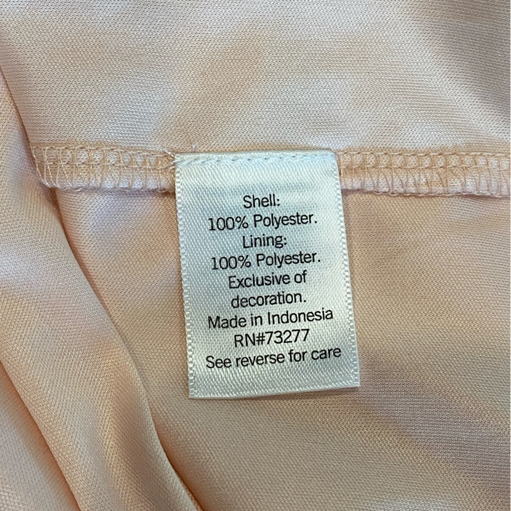 LC Lauren Conrad Soft Peachy Colored Floral Print Skirt Size M - Picture 8 of 10